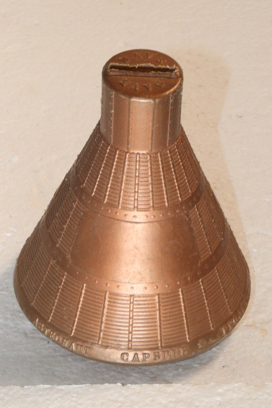 1961-2 Beacon Brand Project Mercury Redstone Atlas Freedom 7 Space Capsule Bank