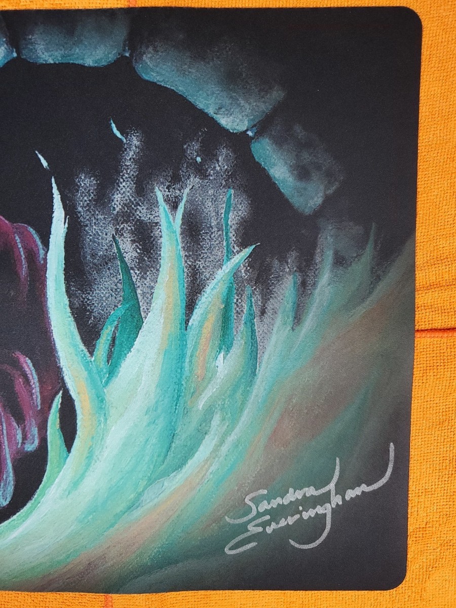 Dark Ritual Play Mat MTG Playmat SIGNED Sandra Everingham Wizards