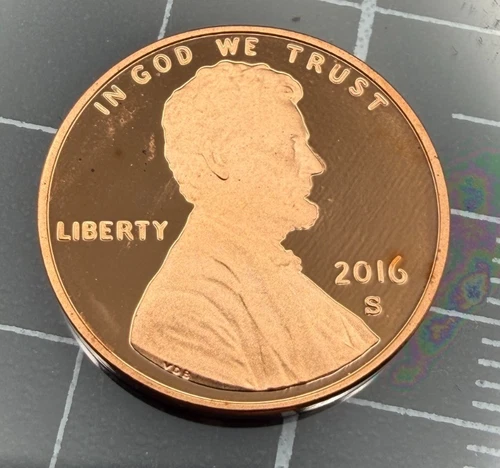 2016-S Lincoln Shield Cent Proof — photo from the most recent tracked eBay sale