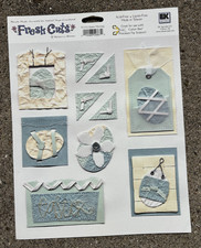 EK Fresh Cuts Rebecca Sower VINTAGE EASTER MORNING DIE CUTS EPHEMERA FC032