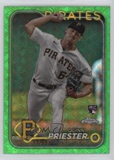 2024 Topps Chrome Logofractor Edition Green Refractor 17/99 Quinn Priester 19fv