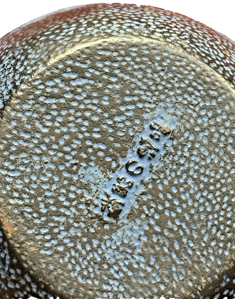 Подлинный Традиционный Японский РЕДКИЙ NAMBU TEKKI Синий Железный Чайник Тетсубин - Изображение 2 из 4