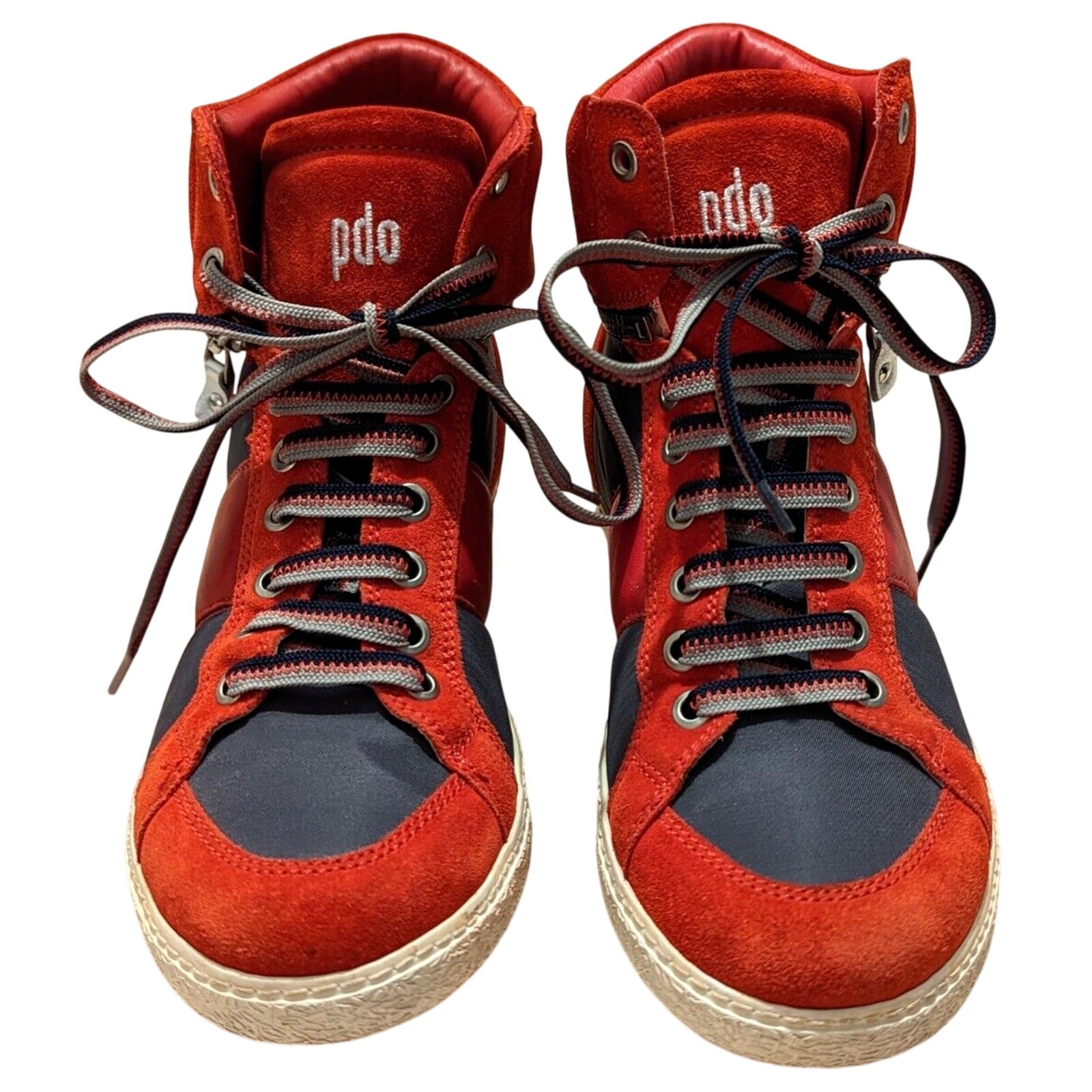 PANTOFOLA D’ORO DOP Pantofola D'Oro Nappa Rosso Convertibile Sneakers Italiane Donna US 8 EU 39