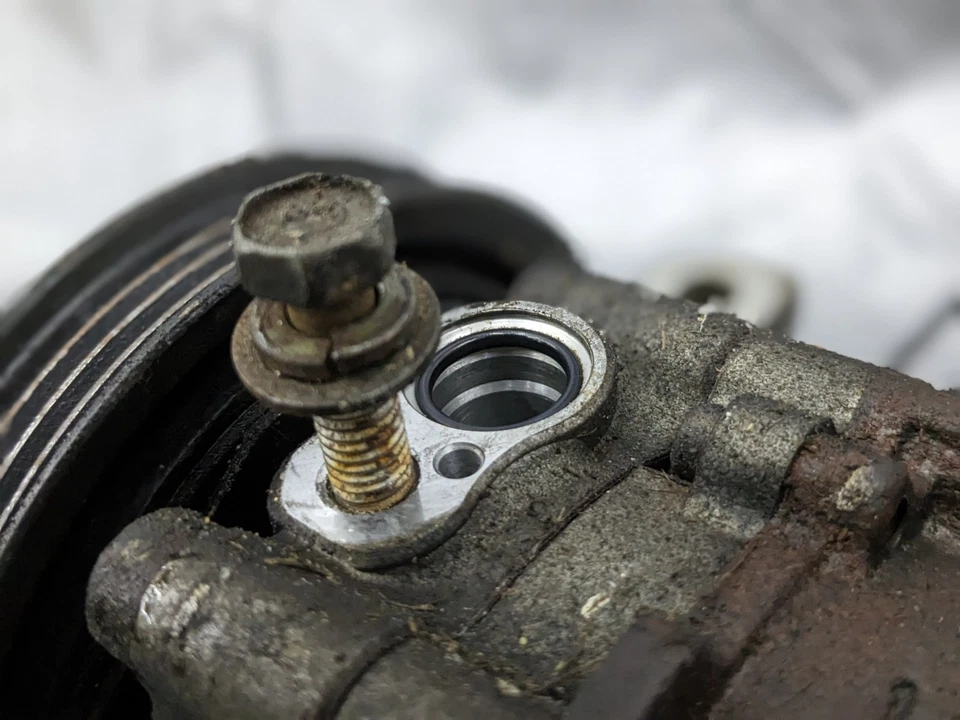 Mazda Miata Mx5 1990-1993 OEM compresor de aire acondicionado aire acondicionado 1,6 *roto* 90-93 Foto 3 de 4