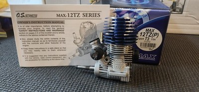 Vintage O.S. Engine Max-12TZ 3 Port .12 In EXCELLENT Condition. Nitro