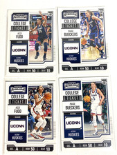 PAIGE BUECKERS & AZZI FUDD 2024-25 Panini NIL College Ticket UConn Dallas Wings
