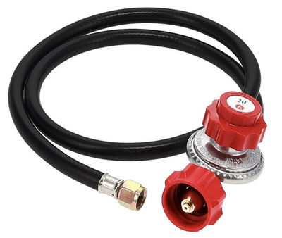 #ad #ad 4 ft High Pressure 0 20 PSI Adjustable Regulator with Red QCC 1 Type Hose $12.00