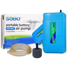 AERATORE A BATTERIE PER ACQUARIO ARIA OSSIGENATORE AIR PUMP PORTATILE DN-960