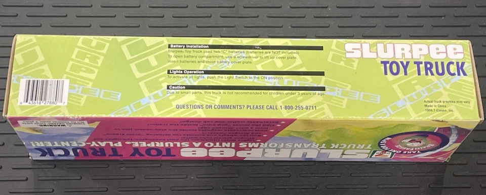 Vintage 1999 Slurpee 7- Eleven Toy Truck - Turns into a Freeze Play Center NIB - Image 4 of 4