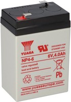 Yuasa Blei-Akku NP4-6 Pb 6V 4Ah 4,8Mm Faston FG10451 LC-R064R5P NP4-6 Powerfit