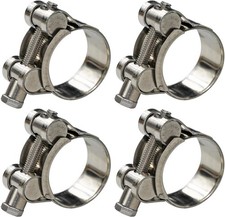 AKIHISA T-Bolt Hose Clamp,26-28mm OD Range 304 26-28mm 4pack, Metallic 