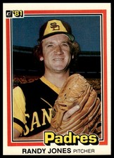 1981 Donruss #122 Randy Jones NRMT+