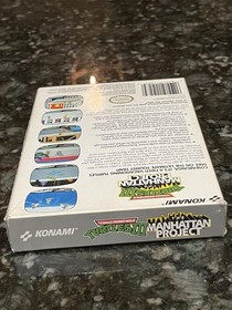 Teenage Mutant Ninja Turtles III: Manhattan Project (NES Nintendo) Working + Box