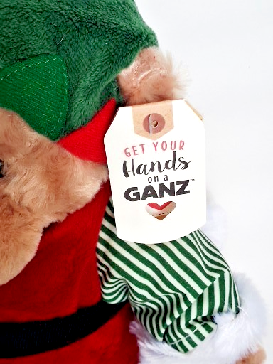 GANZ Elf Santa Plush 