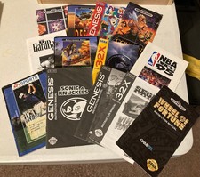 Sega Genesis 32x Manuals - You Pick! Complete...