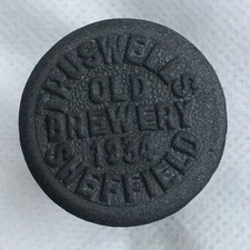 Truswells Old Brewery Sheffield antique vintage soda ginger beer bottle stopper