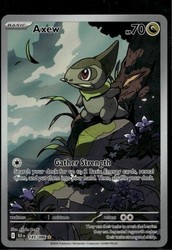 Axew 145/086 Illustration Rare Black Bolt
