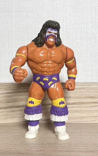 Hasbro WWF WWE Series 3 Ultimate Warrior Purple Tr...