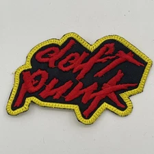 Daft Punk Logo Patch: Sew On, Quality Embroidery, 3 1/2 By 2 1/4 Inches
