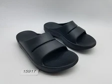 Oofos Ooahh Women's Size 10 Recovery Slip On Slide Sandals Black