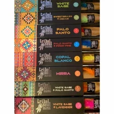 Tribal Soul Incense Smudge Sticks | Premiun Handcrafted Quality Box of 12 packs