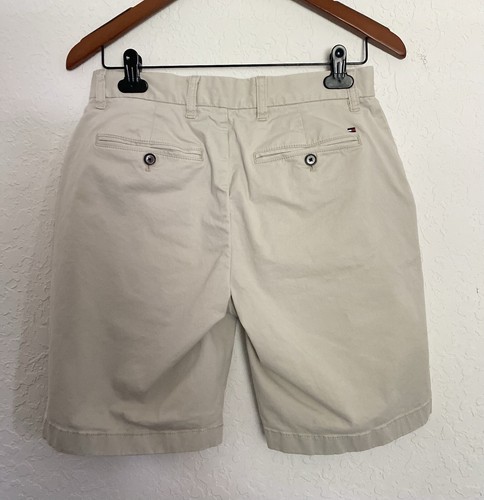TOMMY HILFIGER Beige Chino Bermuda Shorts - Women's Size 6 - Picture 4 of 9