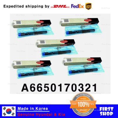 A6650170321 5p Set Refurbished Fuel Injector for Ssangyong Rexton Kyron Starvic