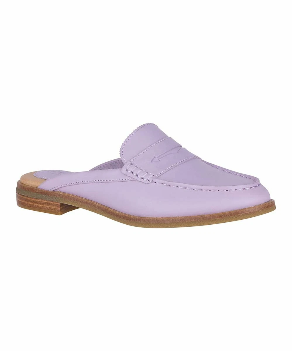 BRAND NEW Sperry Seaport Fina Nubuck Slides Lilac 11M eBay