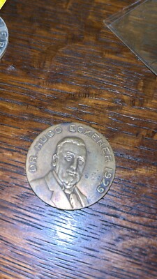 1929 Graf Zeppelin medal Dr Hugo Eckner