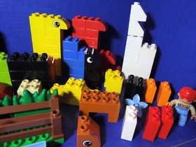 LEGO DUPLO 5419 - Build a Farm - 100% Complete w/ extras - NO BOX