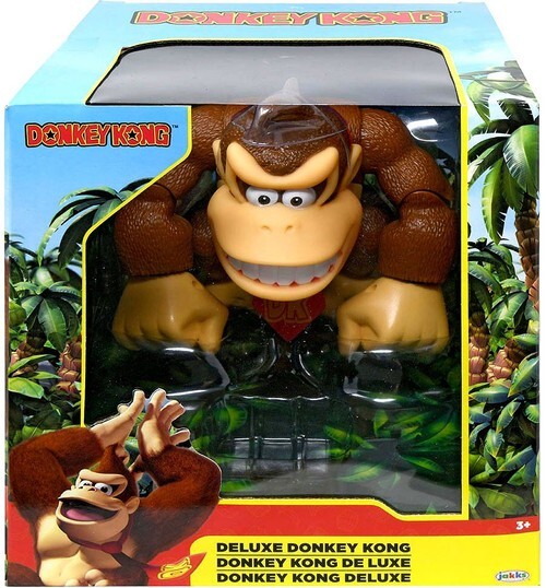 Donkey Kong Deluxe Jakks Pacific World Of Nintendo 6 Inch Action Figure Rare