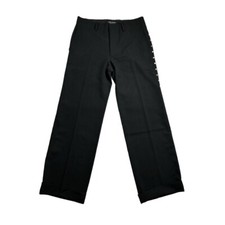 Junya Watanabe Comme Des Gar ons Studded Rivet Black Wide Leg Trousers Medium 07