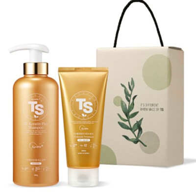 TS Keratin Plus Hair Loss Shampoo 500g Treatment 200ml Gift
