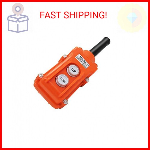 mxuteuk Rain Proof Up-Down Switch Control Station, Crane Pendant Hoist ...