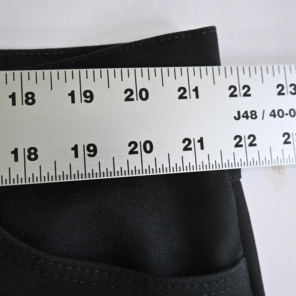 Pantalones de mezclilla para hombre Wrangler 44x32 negros 82BK Rockabilly Wrancher corte bota Foto 2 de 4