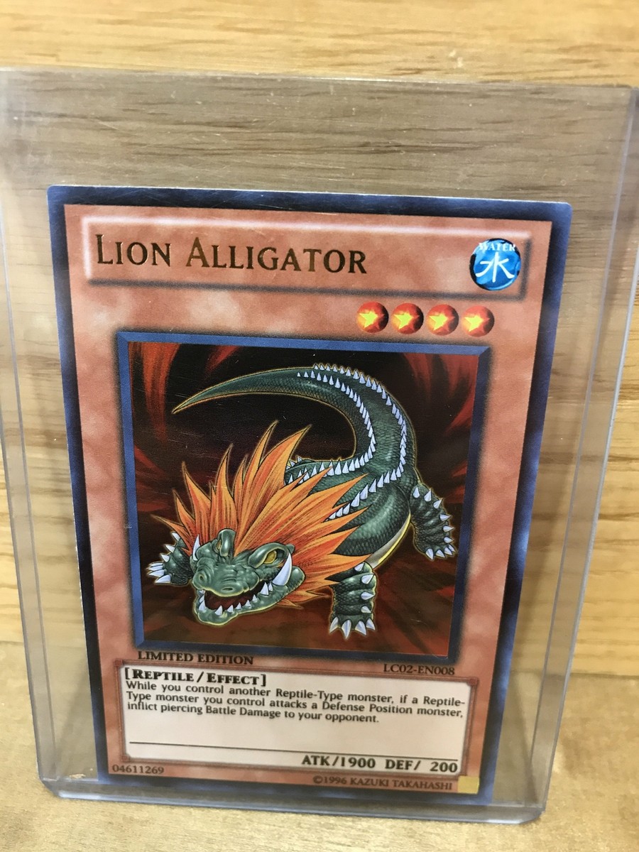 Lion Alligator(LC02-059)Limited Edition Yugioh Card | eBay
