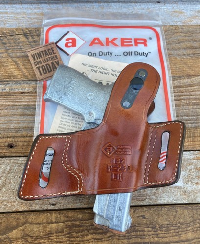 Discontinued Vintage AKER Plain Brown OWB Holster For Sig P239 239 LEFT - Picture 3 of 3