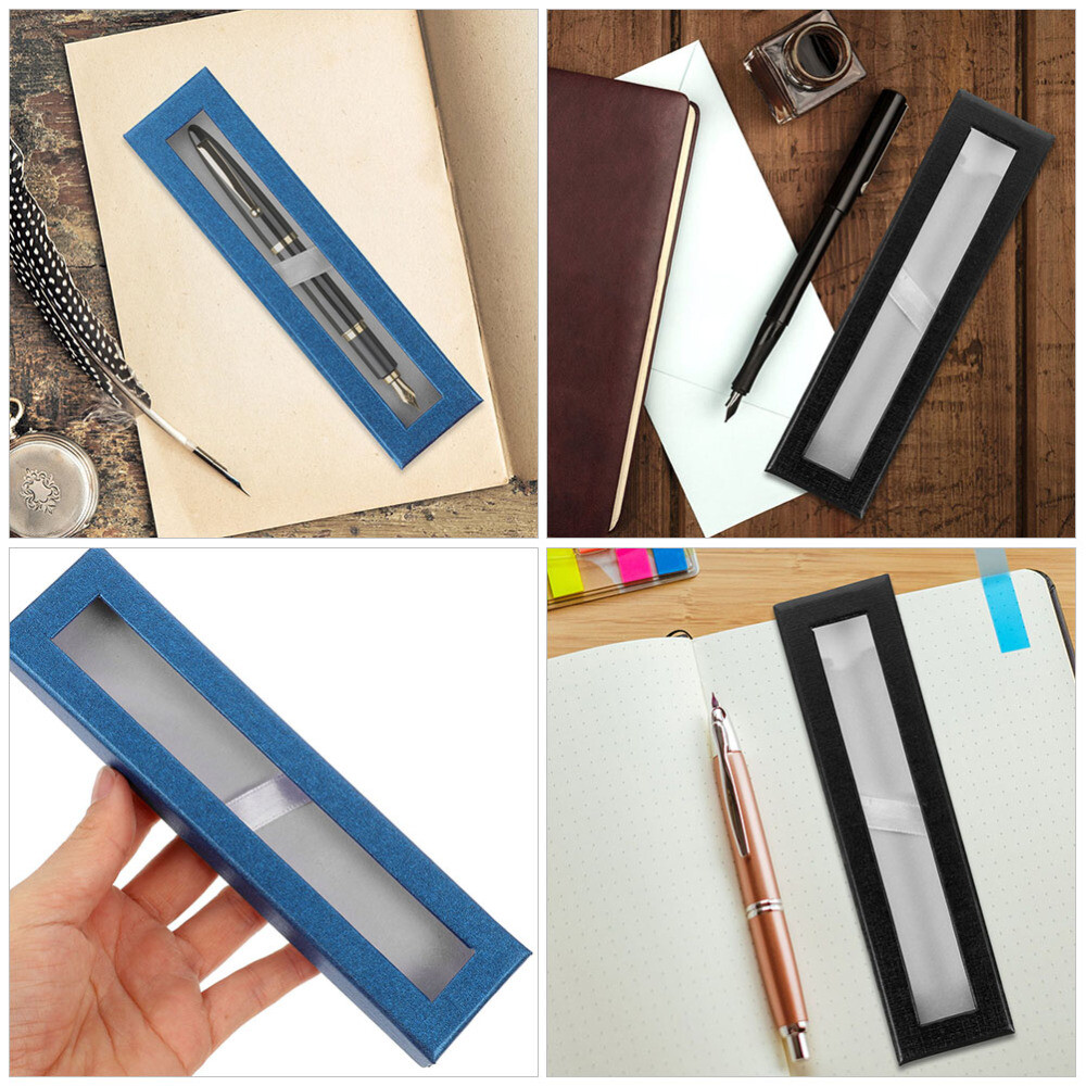 как выглядит 6 Pcs Ballpoint Pen Signing Box Storage Boxes for Storing Pencils Paper Case фото