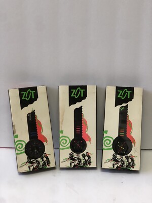 NOS Zot Zero Option Theory RARE Art Watch Lot Of 3!