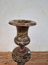 IMPONENTE VASO / LUME IN ALABASTRO (LAMPADA, PIANTANA)