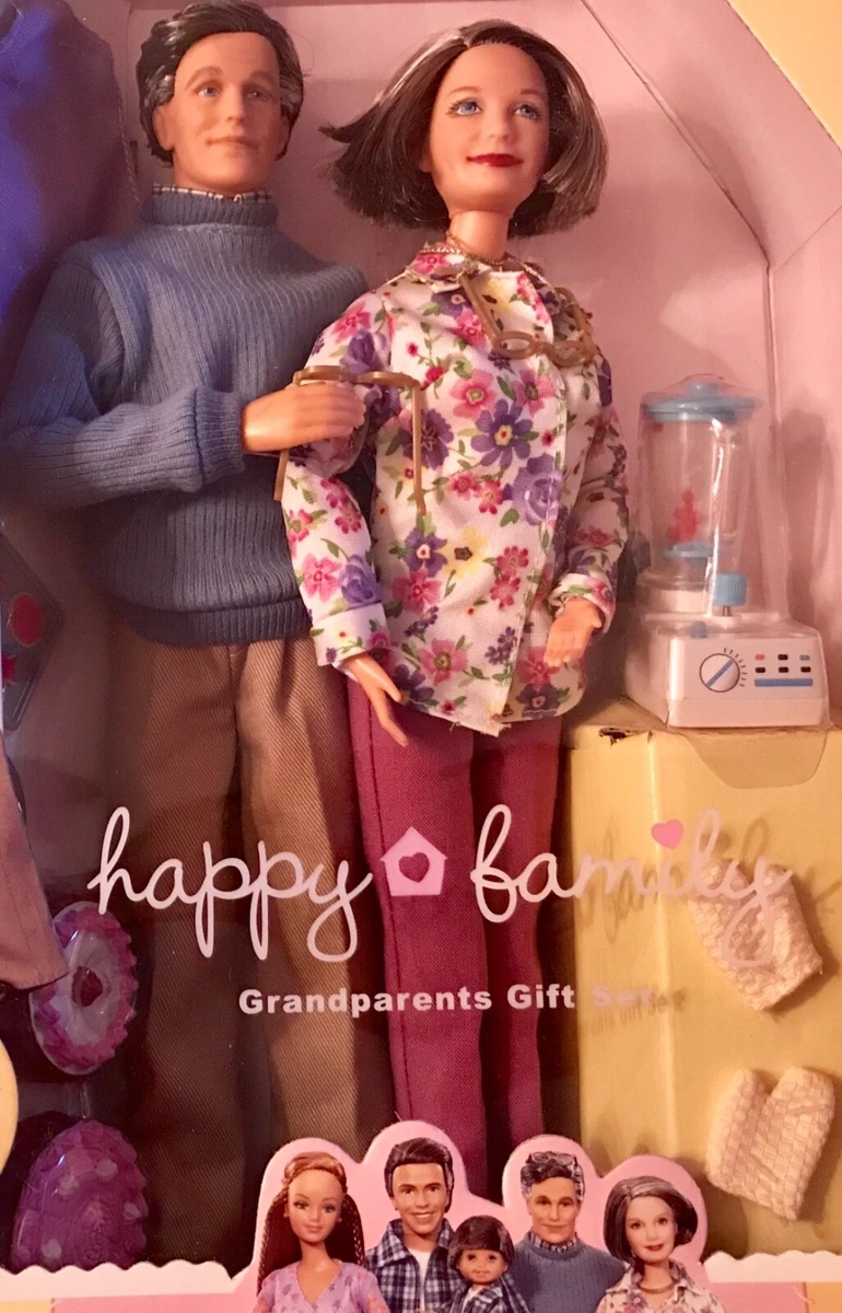 Lot of 6 Happy Family Barbie Grandma -Grandpa-Midge - Doctor