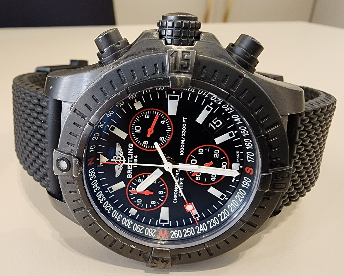 Breitling Avenger Seawolf Watch Quartz Chronograph 45mm Limited Edition M73390