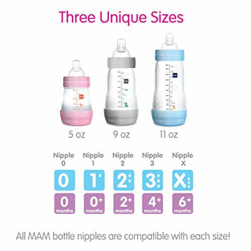 MAM Easy Start Anti-Colic Bottle 9 oz (3-Count), Baby Assorted Colors , Sizes - Picture 21 of 84