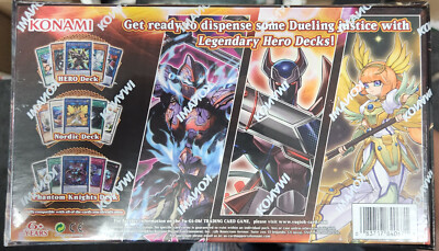 YUGIOH LEGENDARY HERO DECKS BOX SET (3 DECKS) FACTORY SEALED NEW