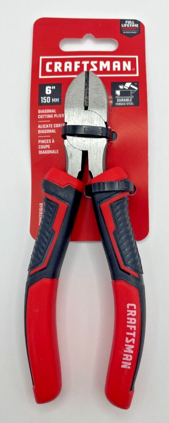 Craftsman 6" Diagonal Wire Cutting Pliers Grip Handles