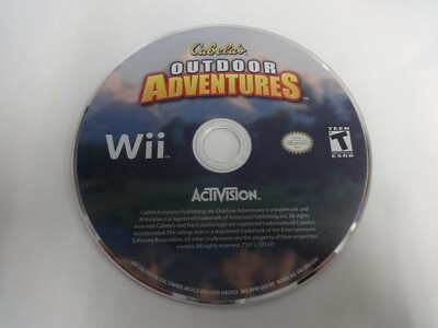 Cabela's Outdoor Adventures Nintendo Wii Game Disc Only Free Ship