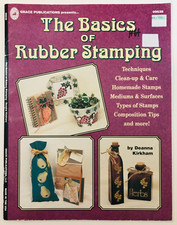 Grace Publications THE BASICS OF RUBBER STAMPING Rubber Stamping Techniques VTG
