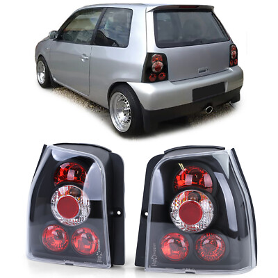 Für VW Lupo 98-05 + Seat Arosa 97-04 Rückleuchten in Schwarz