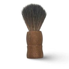 Misc Series 24mm Synthetic Shaving Brush Natural Wood  Used 