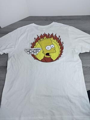 Main Label Virgil Abloh Off White 2013 Teenager Bart Simpson
